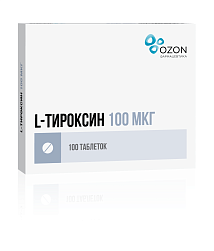 L-Тироксин таб 100 мкг №100