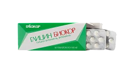 Глицин Биокор с витаминами В1 и В6 таб 180 мг №60 БАД