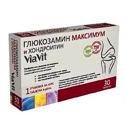 Глюкозамин Максимум и Хондроитин Виавит таб №30 БАД