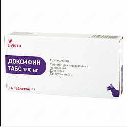Доксифин таб 100 мг №14 (доксициклин)