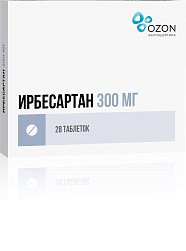 Ирбесартан таб п/пл/о 300 мг №28