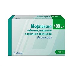 Мофлаксия таб п/пл/о 400 мг №7