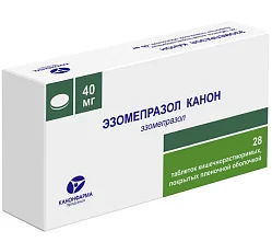 Эзомепразол Канон таб кишечнораст п/пл/о 40 мг №28 (блист)
