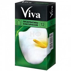 Презерватив Viva №12 classic (гладкие)