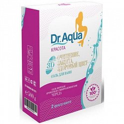 Соль д/ванн Dr Aqua морская 500 г череда (коробка) (2ф/п)