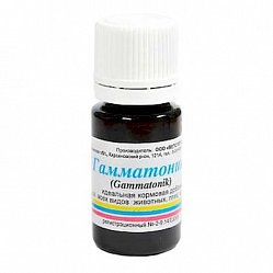 Гамматоник кормовая добавка р-р 10 мл №1 (комплекс витаминов и минералов)