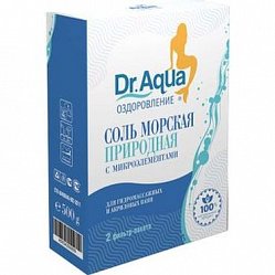 Соль д/ванн Dr Aqua морская 500 г эвкалипт (коробка) (2ф/п)