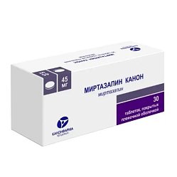 Миртазапин Канон таб п/пл/о 45 мг №30