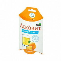 Асковит таб шип 1 г №10 апельсин