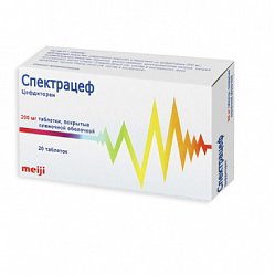 Спектрацеф таб п/пл/о 200 мг №20