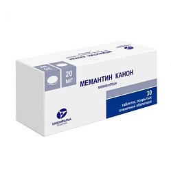 Мемантин Канон таб п/пл/о 20 мг №30 (блист)