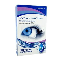 Эмоксипин Нео капли глаз 1 % 0.5 мл №10 (тюб-кап)