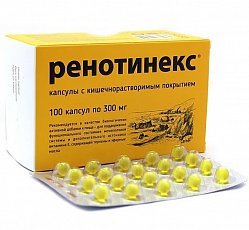 Ренотинекс капс п/кишечнораств/о 300 мг №100 БАД