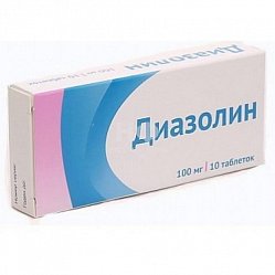 Диазолин таб 100 мг №10