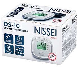 Тонометр Nissei DS 10 автомат (манжета на плечо стандарт 22-32см) (индикатор аритмии)