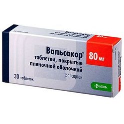 Вальсакор таб п/пл/о 80 мг №30