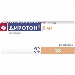 Диротон таб 5 мг №28