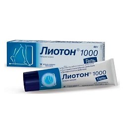 Лиотон 1000 гель д/нар прим 1000 МЕ/г 50 г (туба)