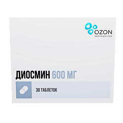 Диосмин таб п/пл/о 600 мг №30