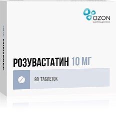Розувастатин таб п/пл/о 10 мг №90