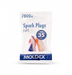 Беруши (вкладыши п/шумн) №2 Moldex Spark Plugs Soft (арт 7800)