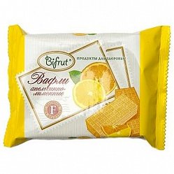 Вафли Bifrut 60 г апельсин/лимон (на фруктозе)