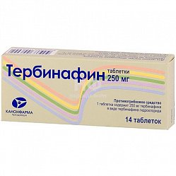 Тербинафин Канон таб 250 мг №14