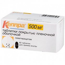 Кеппра таб п/пл/о 500 мг №60