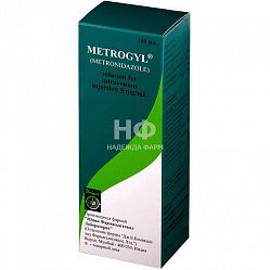 Метрогил р-р для в/в введ 5 мг/мл 100 мл (инд уп-ка)