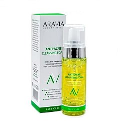 Aravia Laboratories Anti Acne пенка cleansing foam д/умывания 150 мл с коллоидной серой и экстрактом жень-шеня