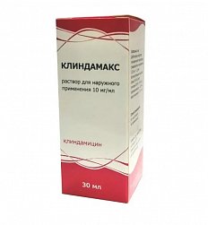 Клиндамакс р-р д/нар прим 10 мг/мл 30 мл (инд уп-ка)