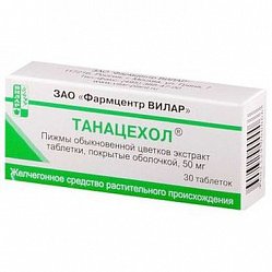 Танацехол таб п/о 50 мг №30