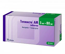 Телмиста АМ таб 5мг+80 мг №28