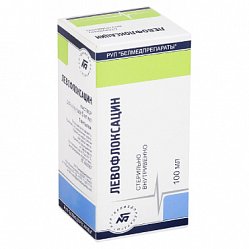 Левофлоксацин р-р д/инф 5 мг/мл 100 мл (инд уп-ка)