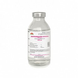 Метронидазол Эском р-р д/инф 0.5 % 100 мл №28 (бут д/кровезаменит) (Для стационаров)