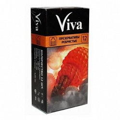 Презерватив Viva №12 ribbed (ребристая структура)