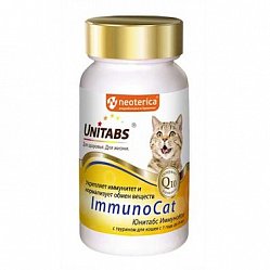 Витамины Unitabs Immuno Cat д/кошек с Q10 №120