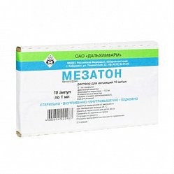 Мезатон р-р д/ин 10 мг/мл 1 мл №10