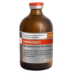 Марбобел 2 р-р для в/м п/к введ 100 см3 (фл) (марбофлоксацин)
