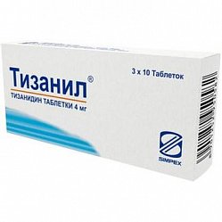 Тизанил таб 4 мг №30