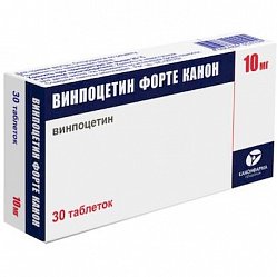 Винпоцетин Форте Канон таб 10 мг №30