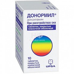 Донормил таб п/пл/о 15 мг №10