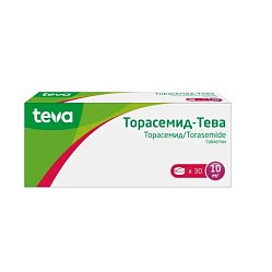 Торасемид Тева таб 10 мг №30