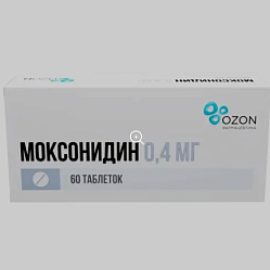 Моксонидин таб п/пл/о 0.4 мг №60