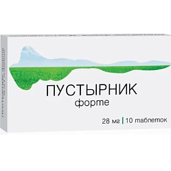 Пустырник форте таб 28 мг №10
