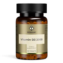 Витамин D3 2000 таб 100 мг №120 TETRALAB БАД
