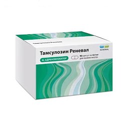 Тамсулозин Реневал капс кишечнораств с пролонг высв 0.4 мг №90 (RENEWAL)