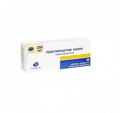 Леветирацетам Канон таб п/пл/о 250 мг №30