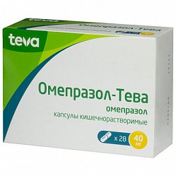 Омепразол Тева капс кишечнораст 40 мг №28
