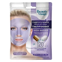 Beauty Visage маска гидрогел д/лица №1 Гиалуроновая Аква-филлер